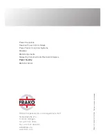 Preview for 40 page of frako PQM 1588 Operating Manual