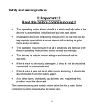 Preview for 3 page of frako RM 2106/12 Operating Instructions Manual