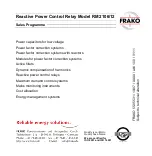 Предварительный просмотр 32 страницы frako RM 2106/12 Operating Instructions Manual