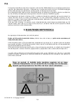 Preview for 12 page of Fral FACSW22.1 Use And Maintenance Manual