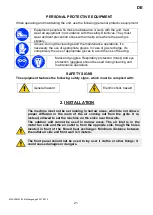 Preview for 21 page of Fral FACSW51 Use And Maintenance Manual