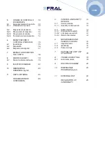 Preview for 3 page of Fral FD750 TCR Installation, Use And Maintenance Manual