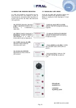 Preview for 14 page of Fral FD750 TCR Installation, Use And Maintenance Manual