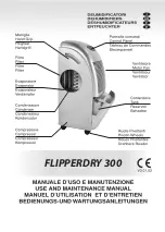 Предварительный просмотр 1 страницы Fral FLIPPERDRY 300 Use And Maintenance Manual