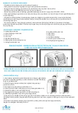 Preview for 3 page of Fral Super Cool FSC14.1SC User Manual