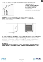 Preview for 40 page of Fral Super Cool FSC14.1SC User Manual