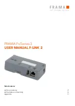 Preview for 1 page of Frama F-LINK 2 Fs 3 Series User Manual