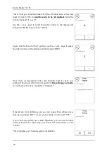 Предварительный просмотр 20 страницы Frama Matrix F4 Operating Manual