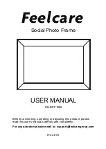 Preview for 1 page of frameo Feelcare HN-DPF1008 User Manual