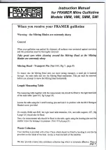 Предварительный просмотр 9 страницы Framers Corner SMI Instruction Manual