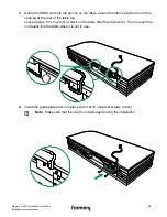 Предварительный просмотр 29 страницы Framery O VCR Installation Instructions Manual