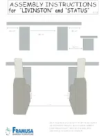 Preview for 2 page of Framusa STATUS Assembly Instructions