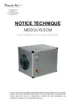 France Air MODULYS ECM Technical Documentation Manual preview