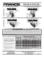 Предварительный просмотр 2 страницы France P8G-2B Installation Manual