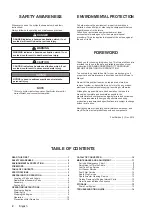 Preview for 4 page of Francepower H-25LK Owner'S Manual