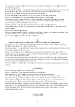 Preview for 13 page of Francesco Palumbo PC1482 Instructions Manual