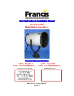 Preview for 1 page of Francis FH300 User Instruction & Installation Manual