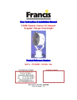 Francis FR560 User Instruction & Installation Manual preview