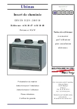 FRANCO BELGE BOUTIQUES DU FEU Ubinas 634 10 47 Manual preview