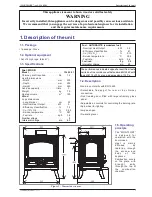 Предварительный просмотр 3 страницы Franco Belges MONTFORT 134 05 01 Technical Manual