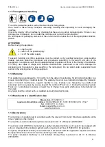 Preview for 9 page of FRANCO 20903012 Instruction Manual For Use And Maintenance