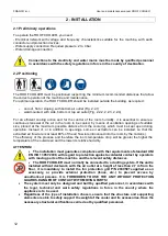 Preview for 12 page of FRANCO 20903012 Instruction Manual For Use And Maintenance