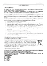 Preview for 3 page of FRANCO 2408001 Instruction Manual For Use And Maintenance