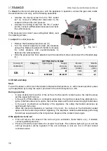 Preview for 16 page of FRANCO G Max Instruction Manual For Use And Maintenance