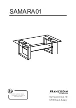 Preview for 1 page of Francodim SAMARA01 Assembling Instructions