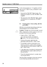 Preview for 34 page of Francotyp-Postalia T 1000 Trend Operator'S Manual