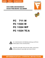 Preview for 1 page of Frank FC 1024 M Operating Instructions Manual