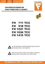 Frank FH 1021 TCC Operating Instructions Manual предпросмотр