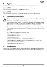 Preview for 27 page of Frank FH 1021 TCC Operating Instructions Manual