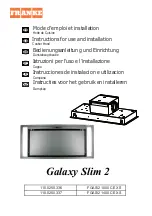 Preview for 1 page of Franke 110.0250.336 Instructions For Use And Installation