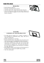 Preview for 12 page of Franke 110.0476.841 Instructions For Use And Installation