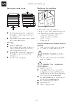 Preview for 18 page of Franke 116.0541.744 Installation And User Manual