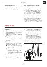 Preview for 7 page of Franke 116.0613.109 Installation And User Manual