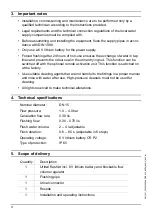 Preview for 4 page of Franke 2000065949 Installation And Operating Instructions Manual