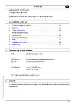 Preview for 21 page of Franke 2000067722 Installation And Operating Instructions Manual