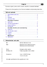 Preview for 3 page of Franke 2000100085 Installation And Operating Instructions Manual