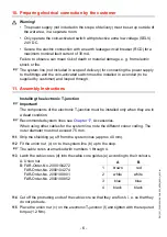 Preview for 6 page of Franke 2000100418 Installation And Operating Instructions Manual