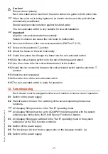 Preview for 7 page of Franke 2000100418 Installation And Operating Instructions Manual