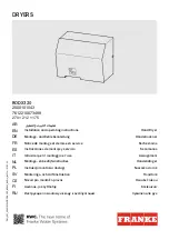 Franke 2000101043 Installation And Operating Instructions Manual предпросмотр