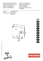 Preview for 1 page of Franke 2000101094 Installation And Operating Instructions Manual