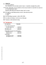 Preview for 27 page of Franke 2000101094 Installation And Operating Instructions Manual