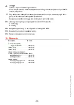 Preview for 32 page of Franke 2000101094 Installation And Operating Instructions Manual