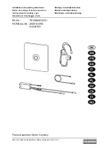 Preview for 1 page of Franke 2000101095 Installation And Operating Instructions Manual