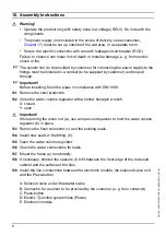 Preview for 6 page of Franke 2000101095 Installation And Operating Instructions Manual