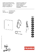 Franke 2000101096 Installation And Operating Instructions Manual preview