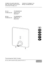 Preview for 1 page of Franke 2000101119 Installation And Operating Instructions Manual